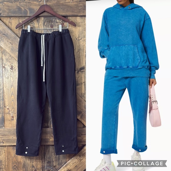 LES TIEN Snap Button Sweatpants